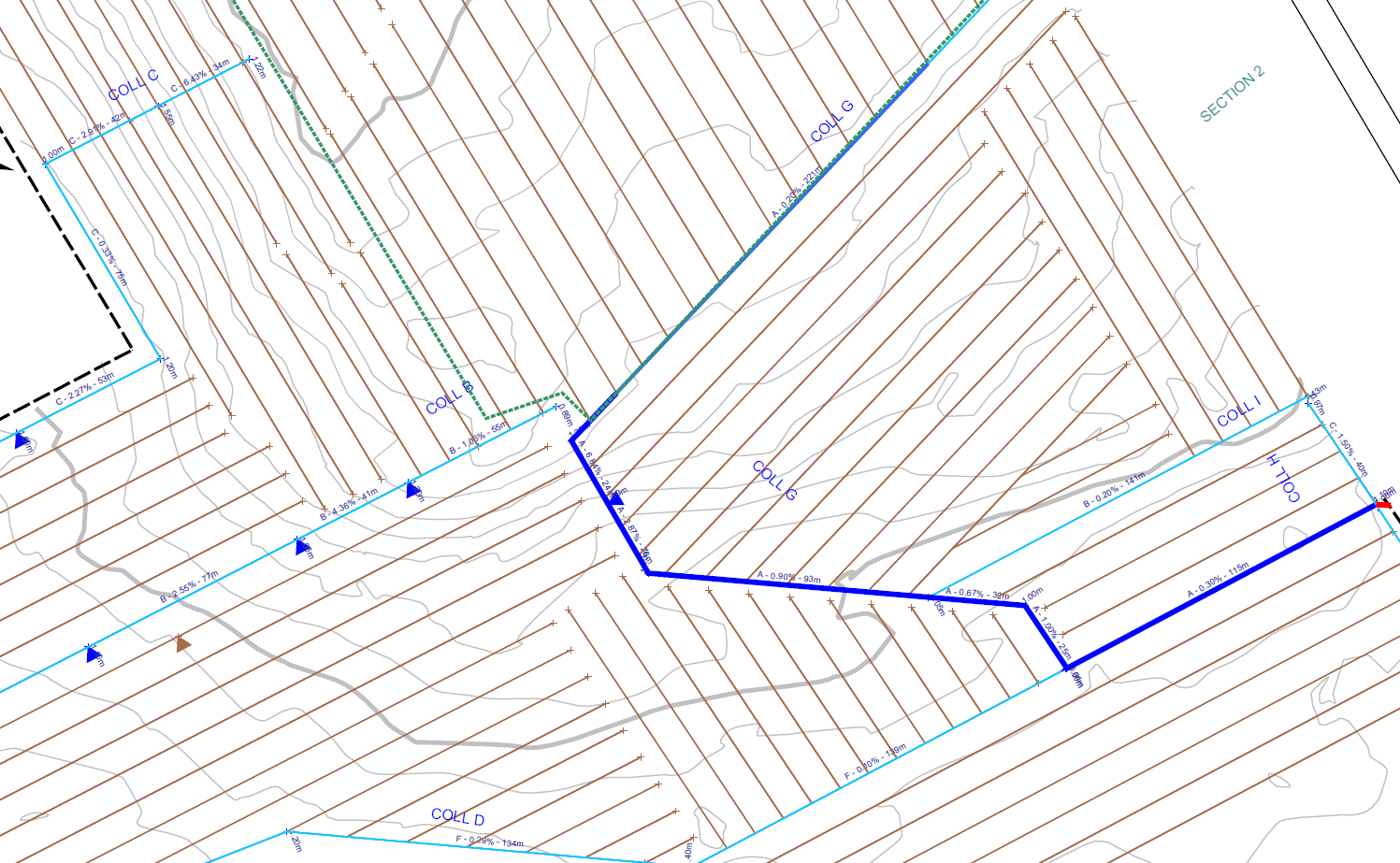 Exemple de plan de drainage